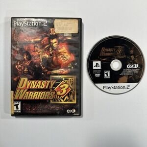 Dynasty Warrior 3 - Sony PlayStation 2 Tested Working Case And Game